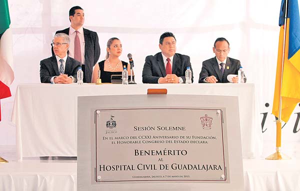 La ceremonia fue realizada en la explanada del antiguo nosocomio.