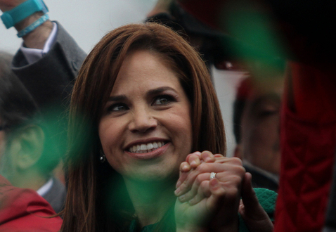 Ivonne Álvarez, candidata del PRI a la gubernatura de Nuevo León. 