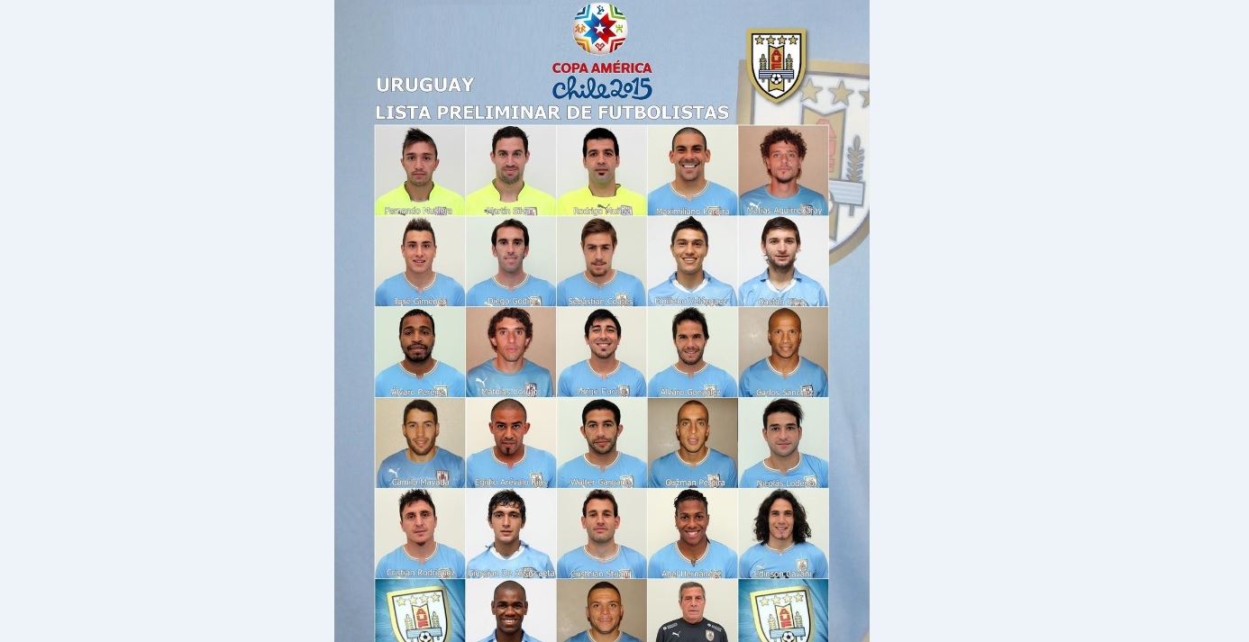 Uruguay dio a conocer su lista preliminar para Copa América 
