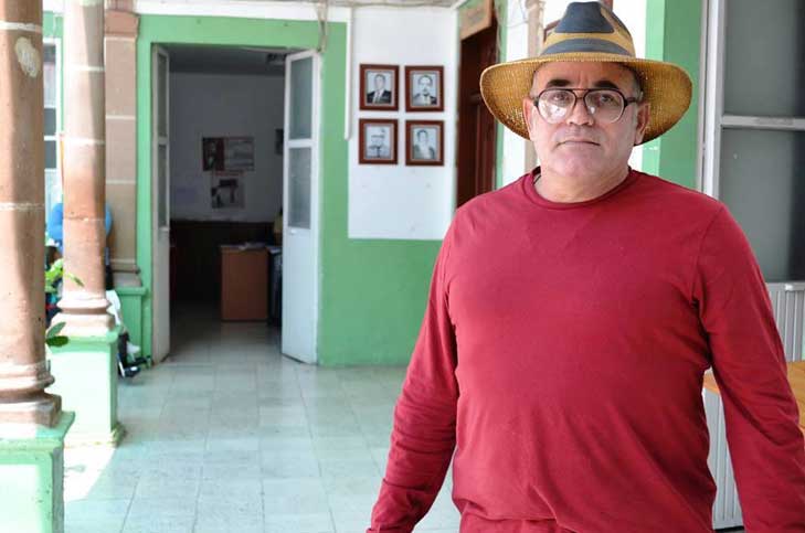 Enrique Hernández, candidato de Morena a la alcaldía de Yurécuaro.