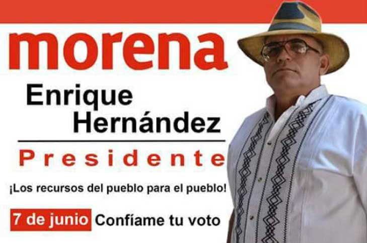 Enrique Hernández, candidato de Morena a la alcaldía de Yurécuaro, murió tras recibir varios impactos de bala durante un acto de campaña.