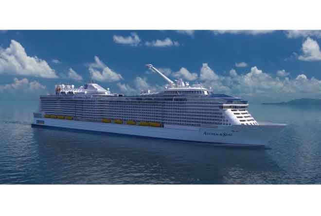 Anthem of the Seas, con una longitud de 348 metros, es el nuevo crucero “inteligente” de Royal Caribbean.