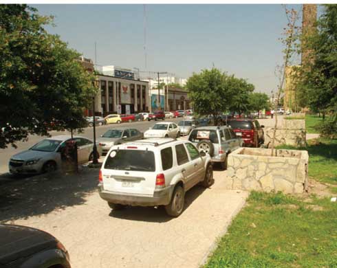 Elementos de Vialidad de Monterrey no se aparecieron en el lugar.