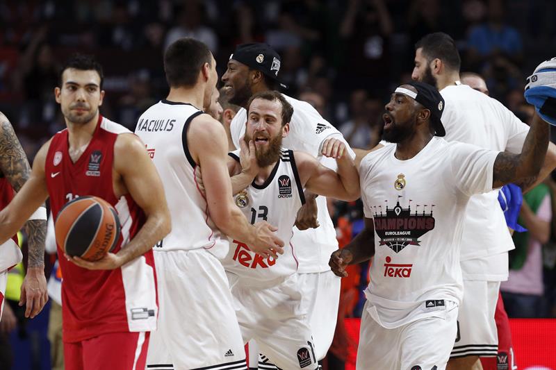 Real Madrid se proclamcó campeón de Europa de basquetbol 