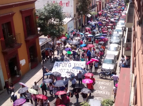Los maestros denuncian que el proceso penal que fue instaurado a sus compañeros y a los activistas presenta severas irregularidades.
