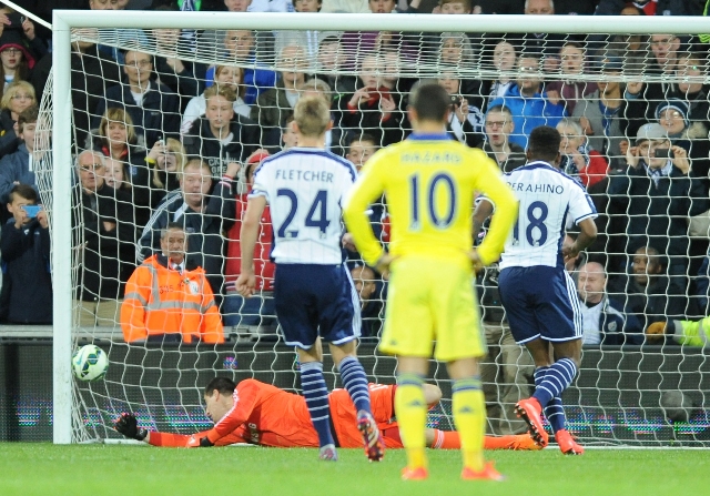 Saido Berahino marcó el primer tanto para los Albion