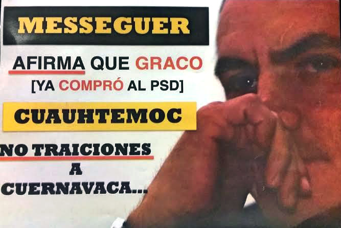 El lunes elementos del Mando Único de Cuernavaca detuvieron a brigadistas del PRI con volantes donde se acusaba a Graco Ramírez de haber comprado al P