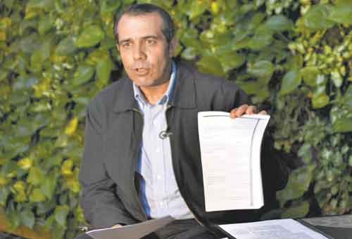 El ex funcionario capitalino acudió personalmente a la redacción de MILENIO.