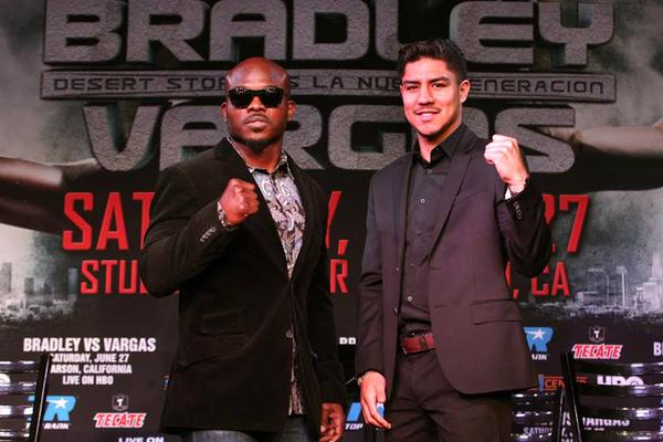 Jessie Vargas y Timothy Bradley