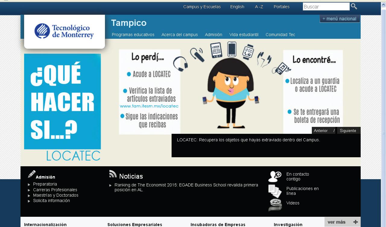 El Tecnológico de Monterrey es considerado caso de éxito en las universidades de emprendimiento.