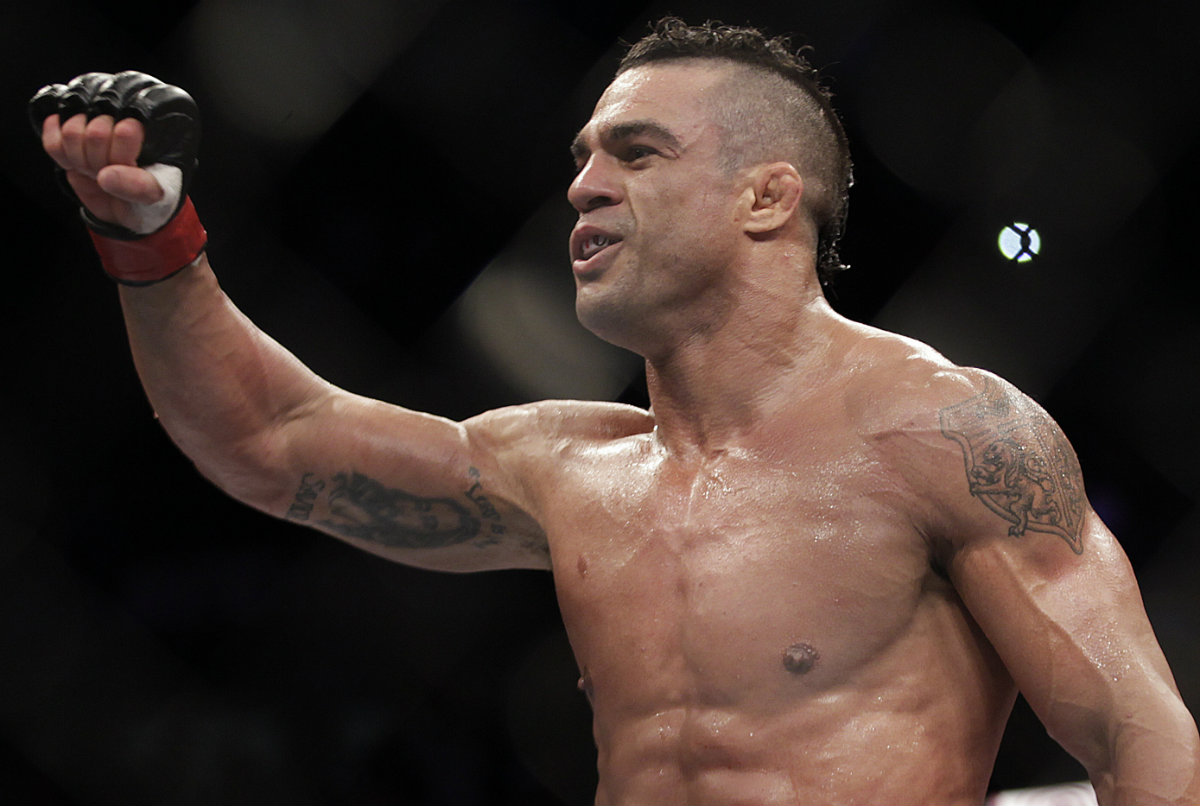 Vitor Belfort, en una pelea en 2013