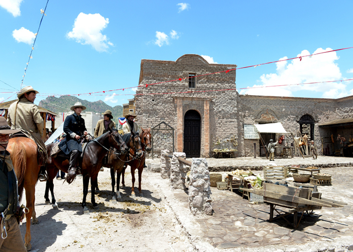 Filmación del Texas Rising en Durango.