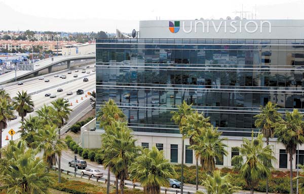 Sede en Miami de la mayor emisora de tv en español de Estados Unidos.