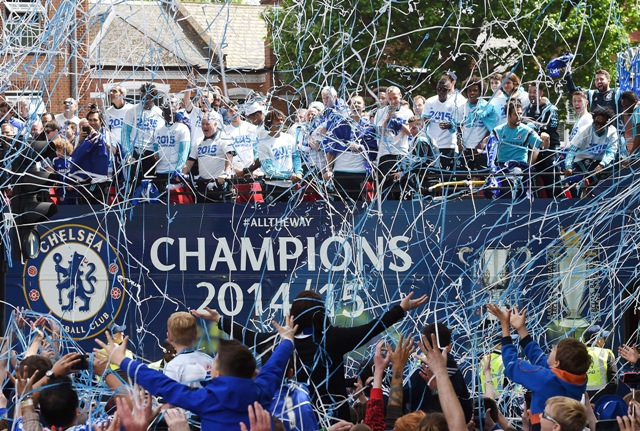 El Chelsea festejó su título en las calles de Londres 