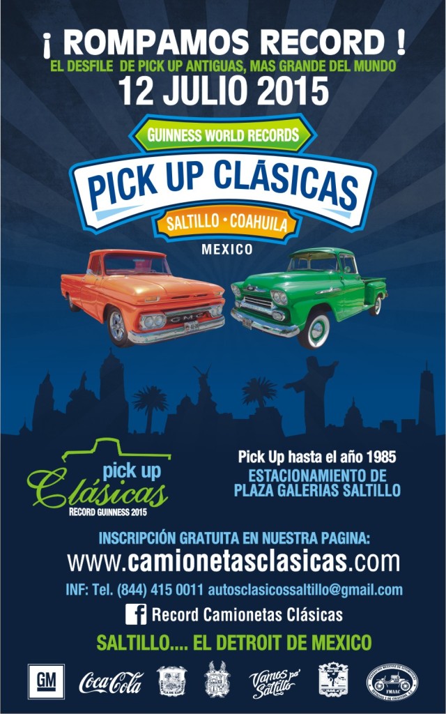 Será el 12 de julio cuando se realizará el desfile, en el que esperan la participación de 500 camionetas antiguas.