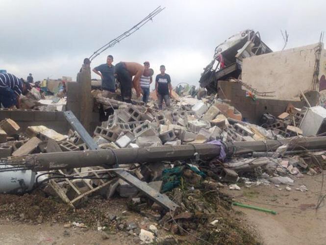 Tornado registrado este lunes 25 de mayo en Ciudad Acuña, Coahuila.