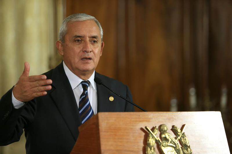 Otto Pérez Molina, presidente de Guatemala, está decidido a seguir en su cargo hasta el final de su período de gobierno en 2016