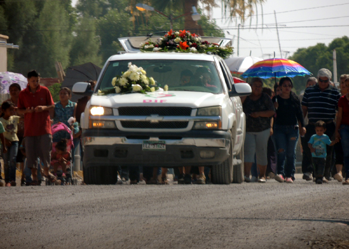 Funeral este miércoles en el Ejido Mayrán de San Pedro, Coahuila.