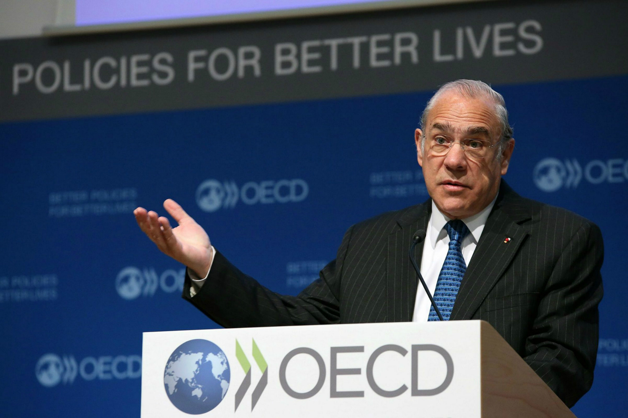 José Ángel Gurría, secretario general de la OCDE.