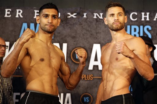 Amir Khan y Chris Algieri 