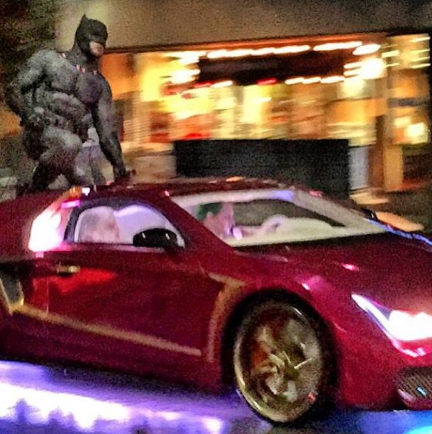 Un doble de Ben Affleck se hizo cargo de filmar las peligrosas escenas. 