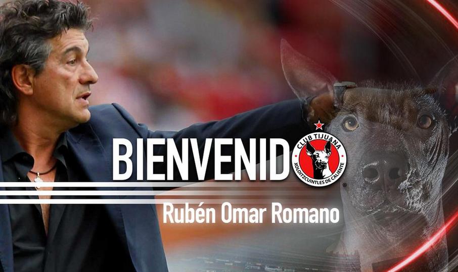 Romano es el nuevo entrenador de Xolos 