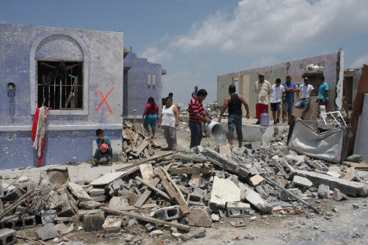110 casas de las colonias afectadas serán demolidas por pérdida total. 