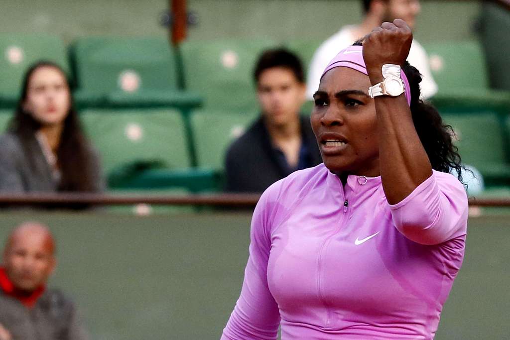 Serena Williams está en octavos de Roland Garros 