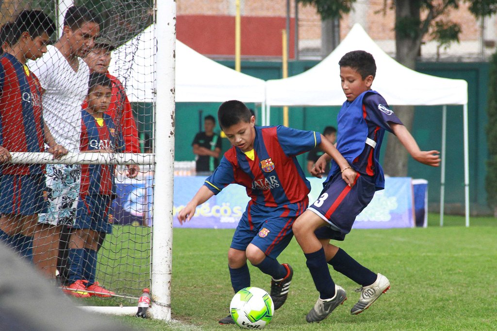 También algunos equipos con los colores del Barcelona dieron su mejor esfuerzo 