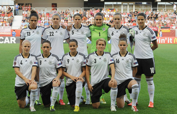 La selección femenil de futbol de Alemania 