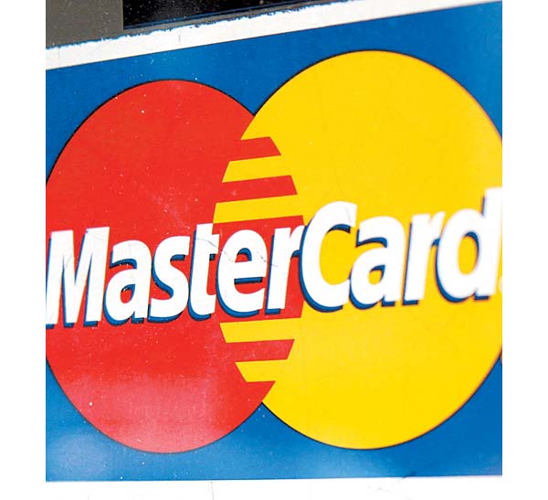 El logotipo de la empresa de tarjetas de crédito.