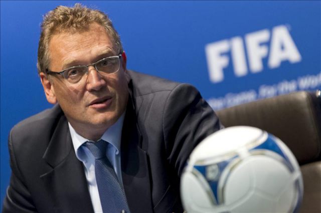 Jerome Valcke, Secretario General de la FIFA. 