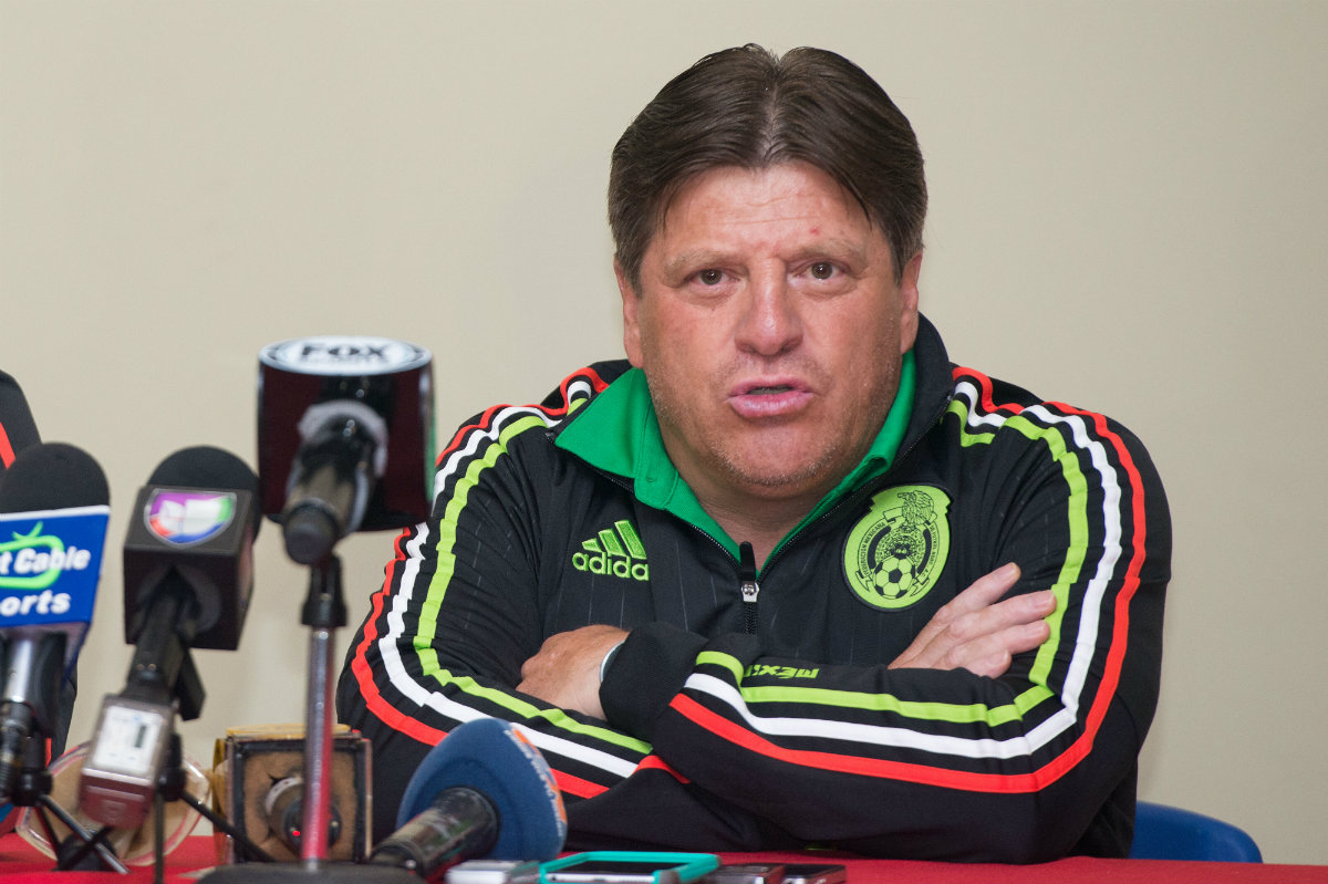 Miguel Herrera en conferencia de prensa 