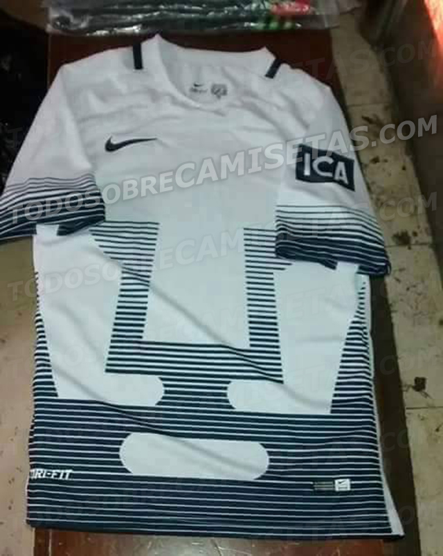 La playera es similar a la previamente filtrada, únicamente cambian el dorado por blanco