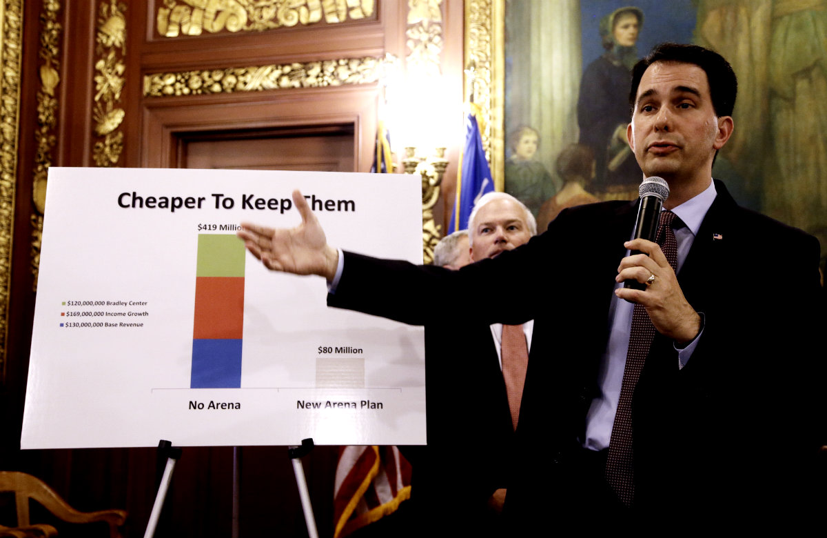 El gobernador de Wisconsin, Scott Walker
