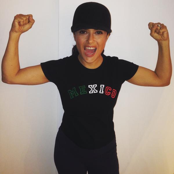 Salma Hayek apoya a la selección Sub 20 