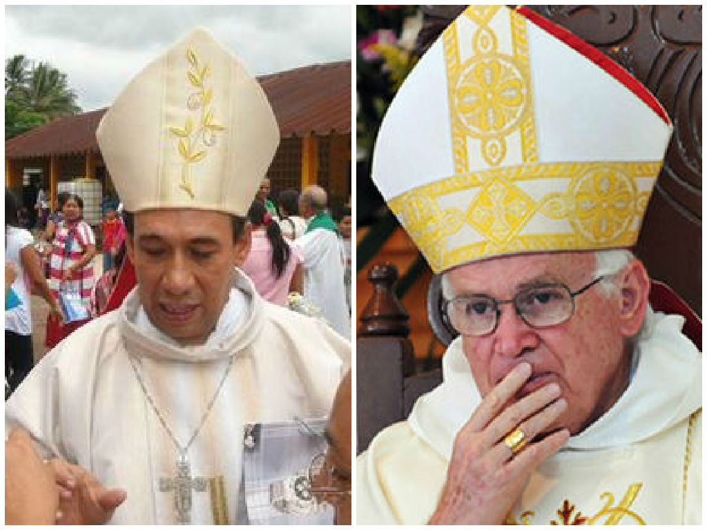 Arzobispo de Durango, José Antonio Fernández Hurtado y Obispo de Saltillo, Raúl Vera López.