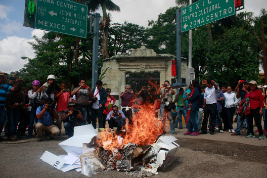 El INE en Oaxaca dio un balance de la jornada electoral.