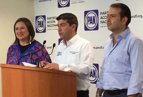 Mauricio Tabe, presidente del PAN, destacó que Xóchitl Gálvez ganó la elección en Miguel Hidalgo, y la "presencia" de Christian von Roehrich en Benito