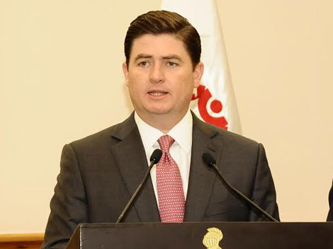 Rodrigo Medina ofreció una rueda de prensa en Palacio de Gobierno. 