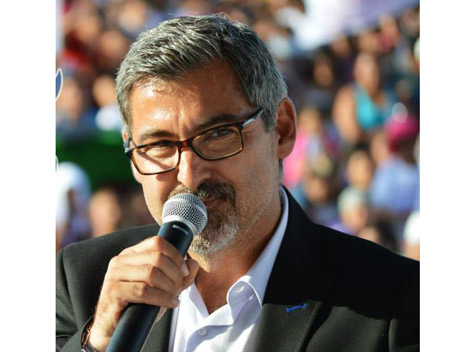Américo Garza Salinas, candidato del Partido Encuentro Social. 