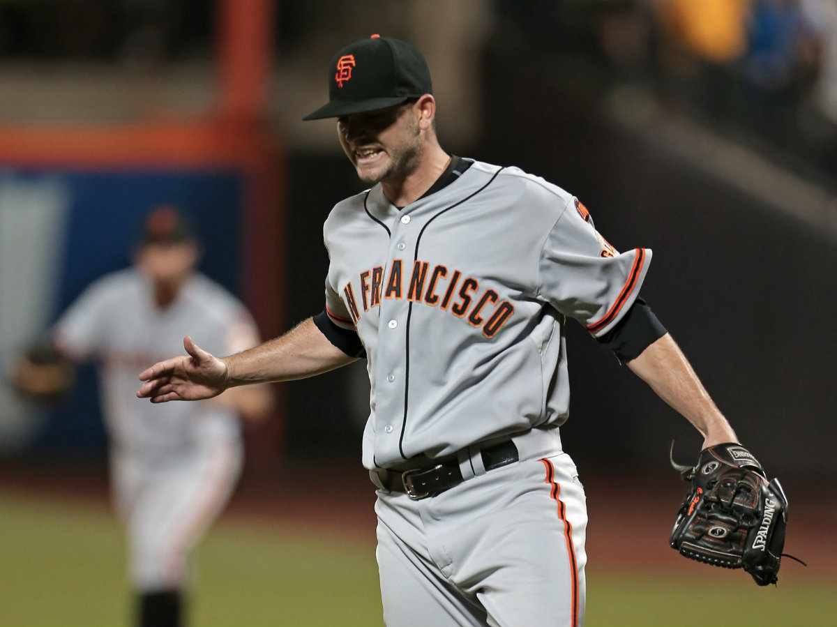 Chris Heston al terminar el juego 