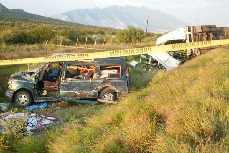 El accidente sucedió a la altura del kilómetro 56.