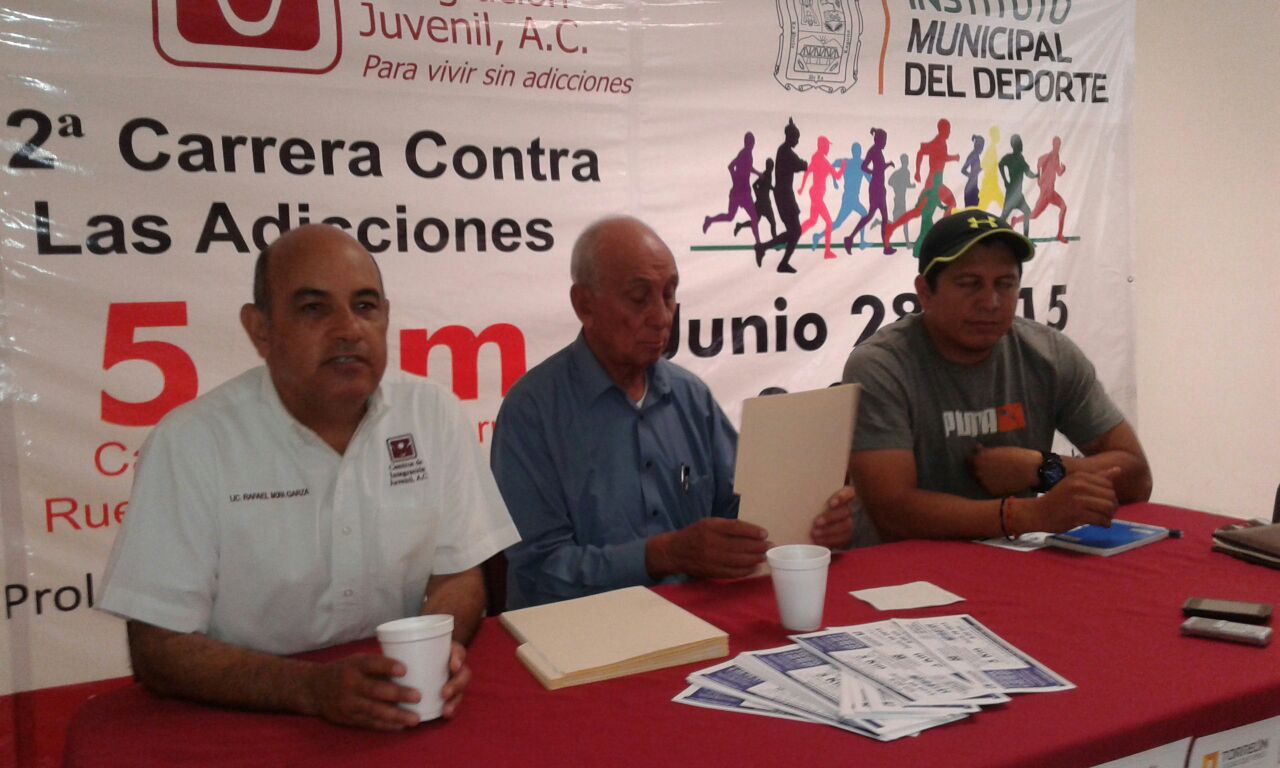 Presentación de la XII Carrera contra las Adicciones del CIJ.