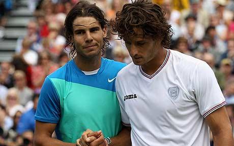Rafael Nadal y Feliciano López, juntos tras un duelo de dobles 