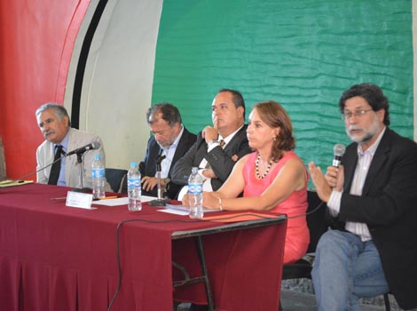 Héctor Villavicencio, Eduardo Kingman, Tomás Orendain, Guadalupe Zepeda e Ignacio Gómez Arriola.