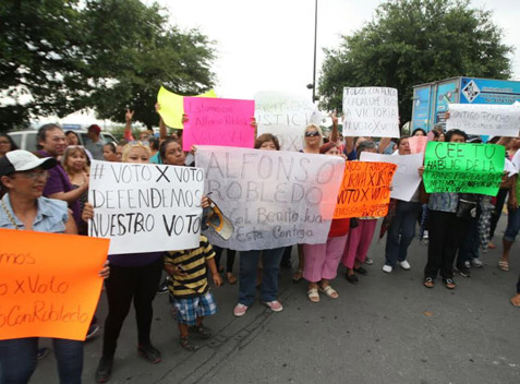 Protestas del PAN en Guadalupe