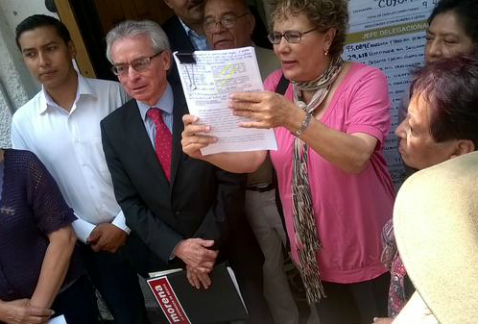 Bertha Luján, candidata de Morena, impugnó en el IEDF la elección a la jefatura delegacional en Coyoacán.