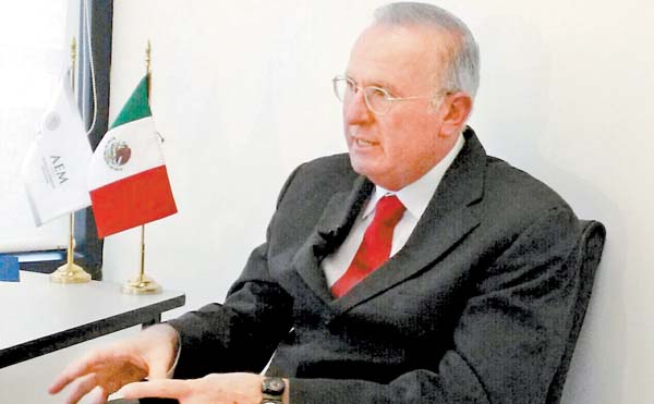 Javier Mendieta, director general de la AEM, señaló que el envío conjunto minimiza costos. 
