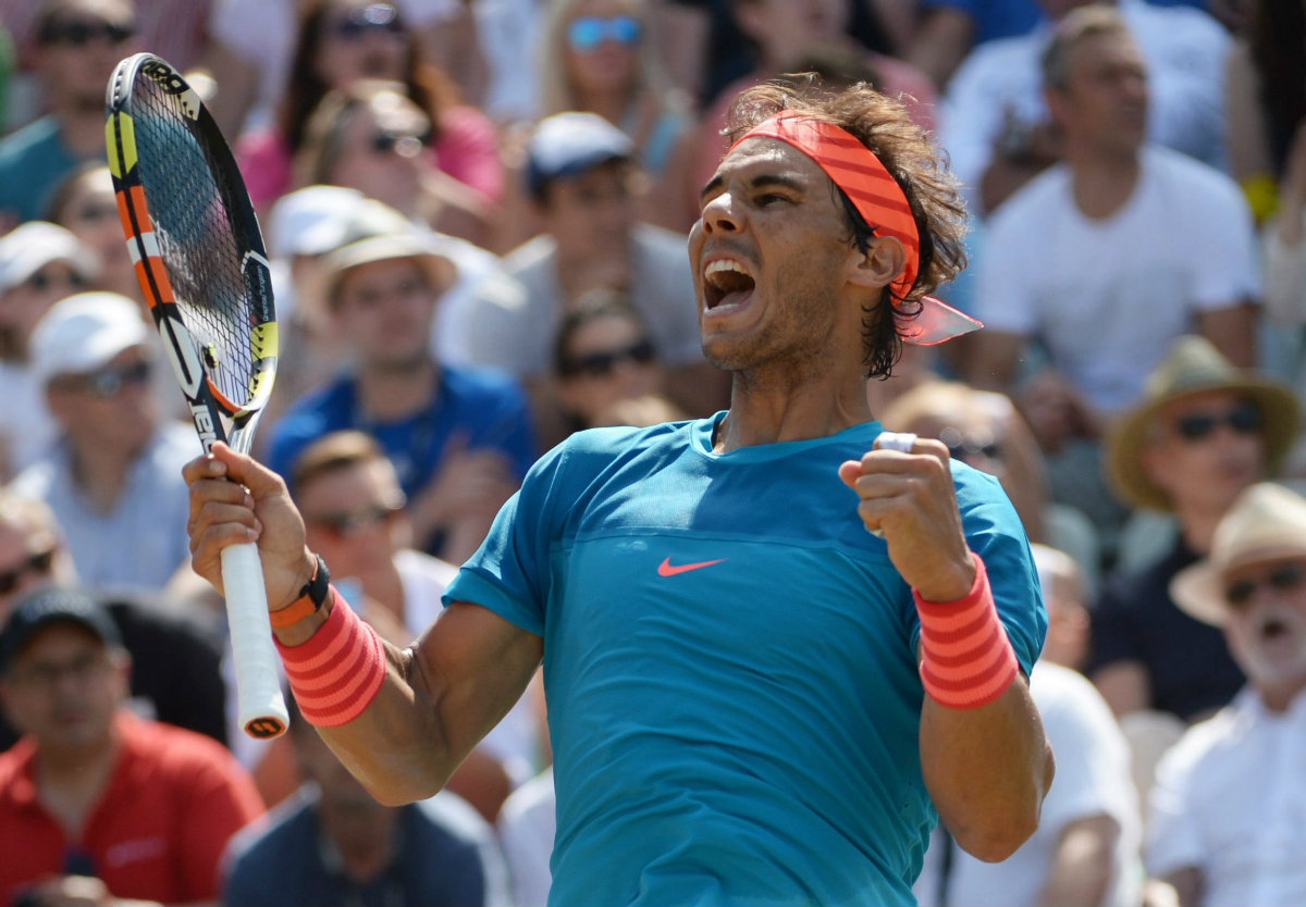 Rafa Nadal al terminare el encuentro 